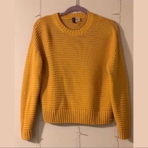 H&M Divided | Yellow Knit Sweater